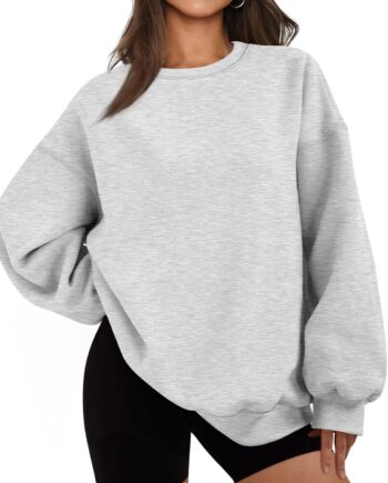 Women Oversized Sweatshirts Hoodies  Crewneck Sweaters Casual Tops Comfy Fall Fashion Outfits Winter Clothes