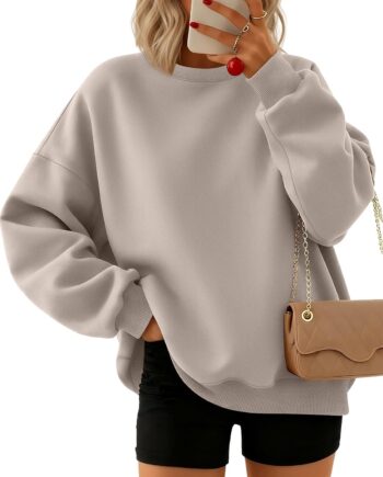 Sweatshirts for Women Hoodies Oversized Crewneck Tops Sweaters Comfy Fall Winter Outfits Clothes  Fashion