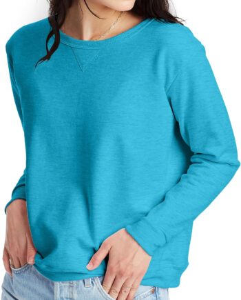Women Crewneck Sweatshirt,   Pullover With V-notch, Sweatshirt for Women