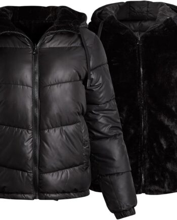 Women Winter Coat - Thick Double-Sided Quilted Parka